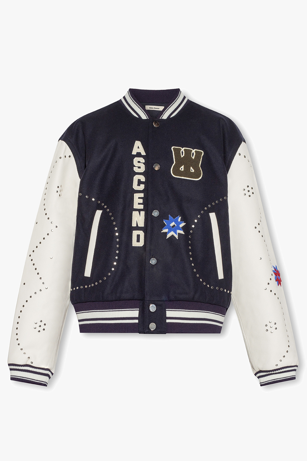 Navy blue 'Ascend' bomber jacket Wales Bonner - Vitkac Canada